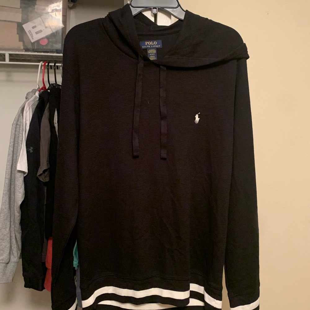 BRAND NEW Black Polo Ralph Lauren Pullover Hoodie